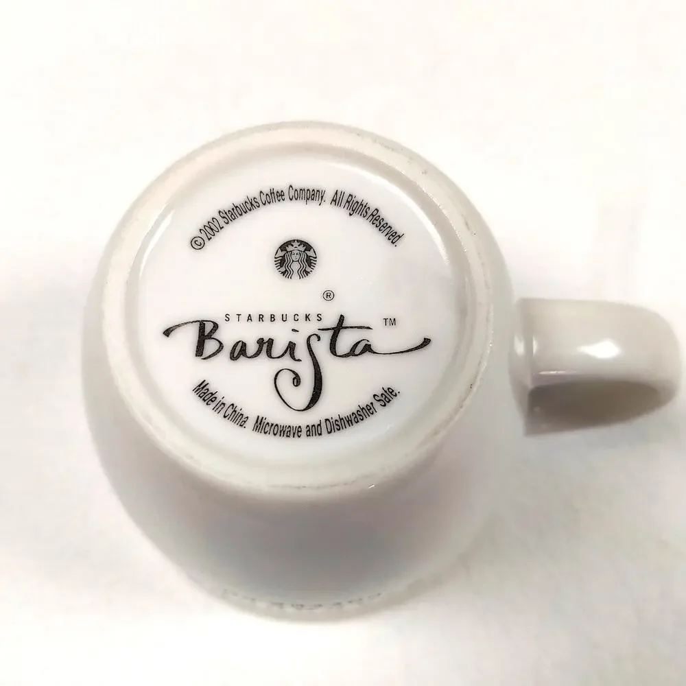 Minimalist Kitchen Vintage Collectable Classic 2002 Starbucks Barista Abbey Mug